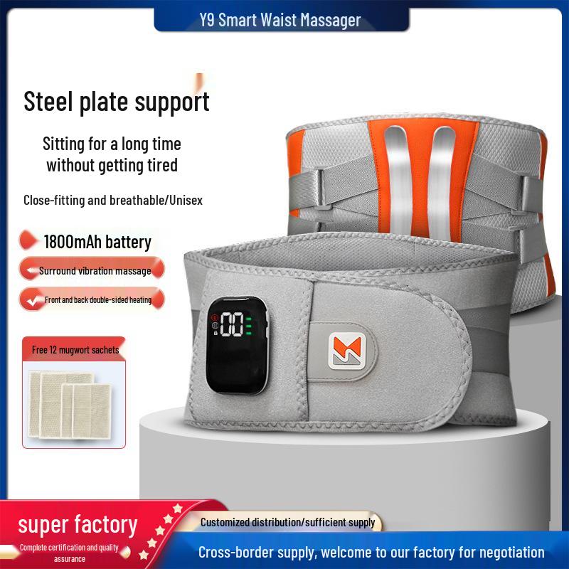 Smart Wireless Heating Waist Massager & Back Support Belt Y9 Massager Waist Belt (Dark Blue)
Smart Wireless Heating Waist Massager & Back Support Belt Y9 Massager Waist Belt (Dark Blue)
