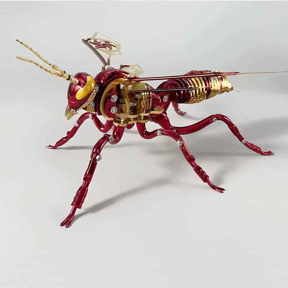 DIY Механическая сборная модель насекомого шмеля металлическая 3D-головоломка обучающая игрушка подарок для детей чёрный
DIY Механическая сборная модель насекомого шмеля металлическая 3D-головоломка обучающая игрушка подарок для детей чёрный