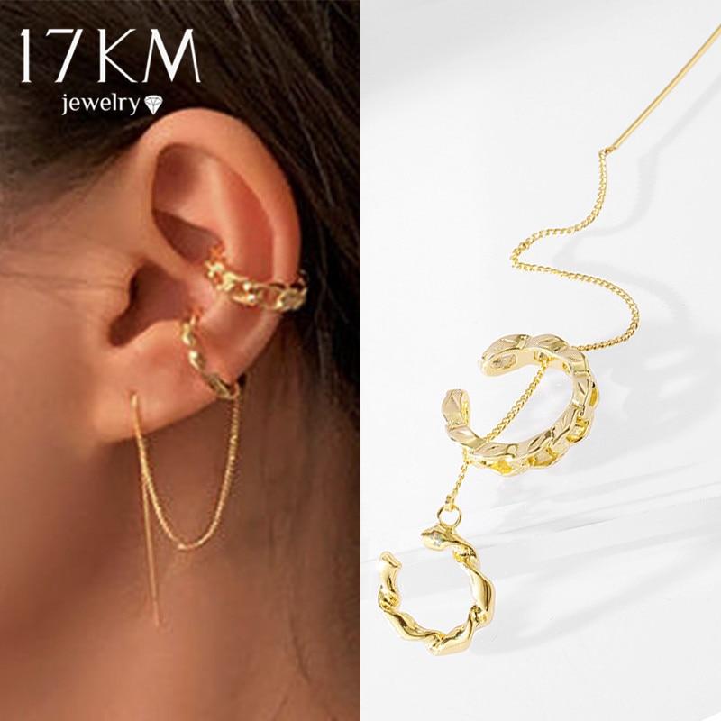 17 км модные серьги-клипсы с кисточками для женщин, золотые длинные серьги с кубическим цирконием, клипсы-манжеты с крестом, модные ювелирные изделия 2021, подарок
17 км модные серьги-клипсы с кисточками для женщин, золотые длинные серьги с кубическим цирконием, клипсы-манжеты с крестом, модные ювелирные изделия 2021, подарок