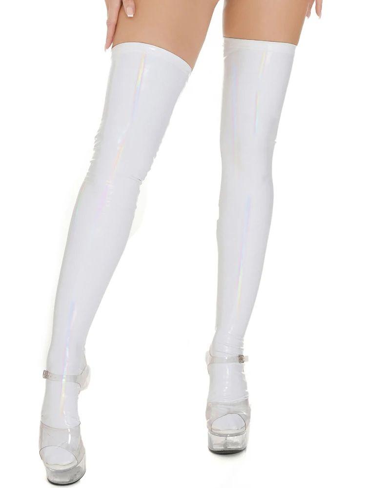 Laser Wet Look Pvc Stockings Shiny Faux Pu Leather Thigh High Stocking Tights Cosplay Over Kness Long Medias Sexy Clubwear Calze L
Laser Wet Look Pvc Stockings Shiny Faux Pu Leather Thigh High Stocking Tights Cosplay Over Kness Long Medias Sexy Clubwear Calze L