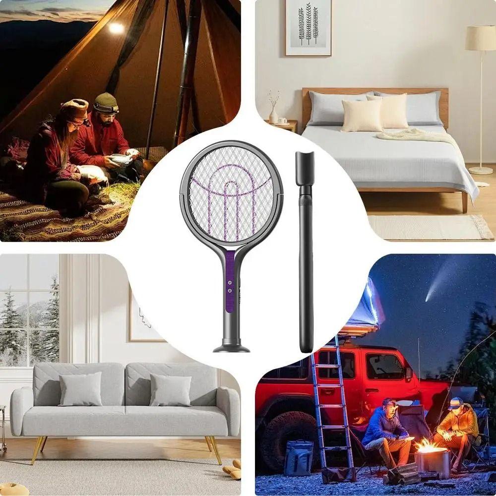 USB Rechargeable Rotatable Mosquito-killing Swatter 2 in 1 Fly Swatter Trap Bug Zapper Dormitory Without Stretching
USB Rechargeable Rotatable Mosquito-killing Swatter 2 in 1 Fly Swatter Trap Bug Zapper Dormitory Without Stretching