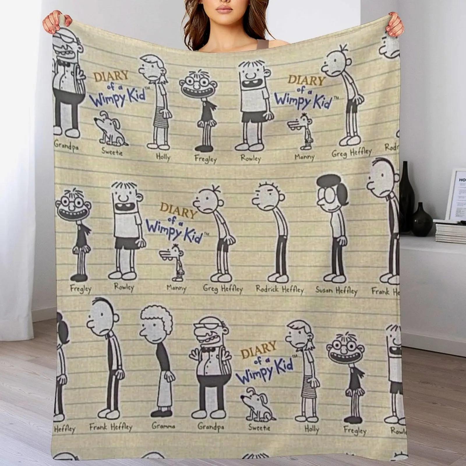 Diary of a wimpy kid cast Throw Blanket Soft Plush Blanket as Housewarming Gift 102x76cm(40x30in)
Diary of a wimpy kid cast Throw Blanket Soft Plush Blanket as Housewarming Gift 102x76cm(40x30in)