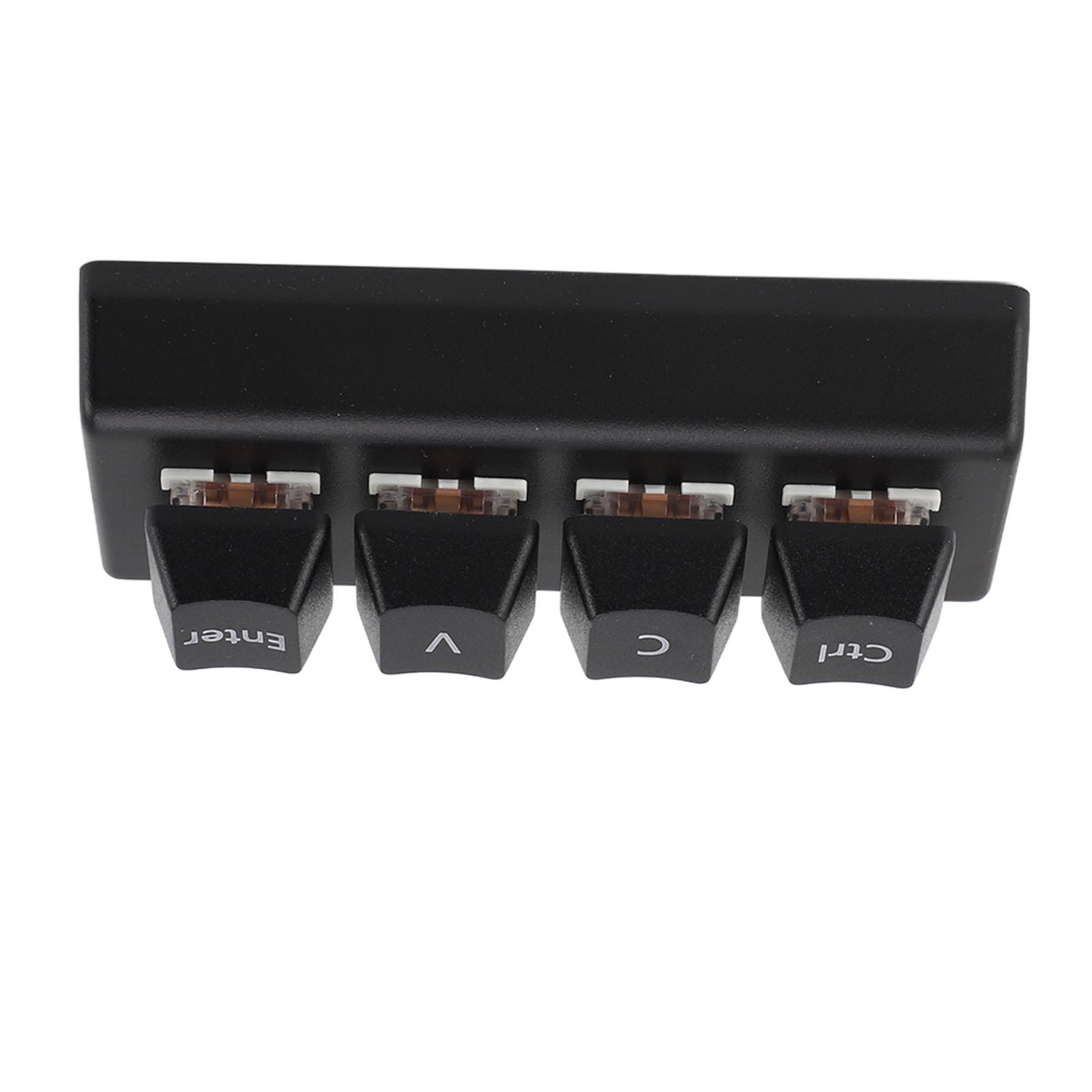 Programmable Keypad 4 Keys Support NKRO Red Ctrl C V Enter Mechanical Keypad for Gaming Media
Programmable Keypad 4 Keys Support NKRO Red Ctrl C V Enter Mechanical Keypad for Gaming Media