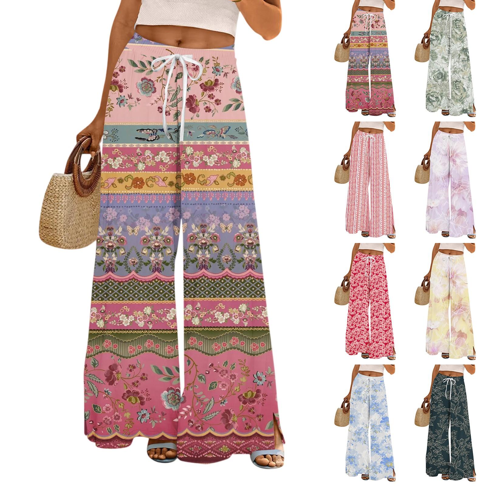 Women s Printed Wide Leg Pants With Pockets High Waist Drawstring Loose Casual Pants L чорний
Women s Printed Wide Leg Pants With Pockets High Waist Drawstring Loose Casual Pants L чорний