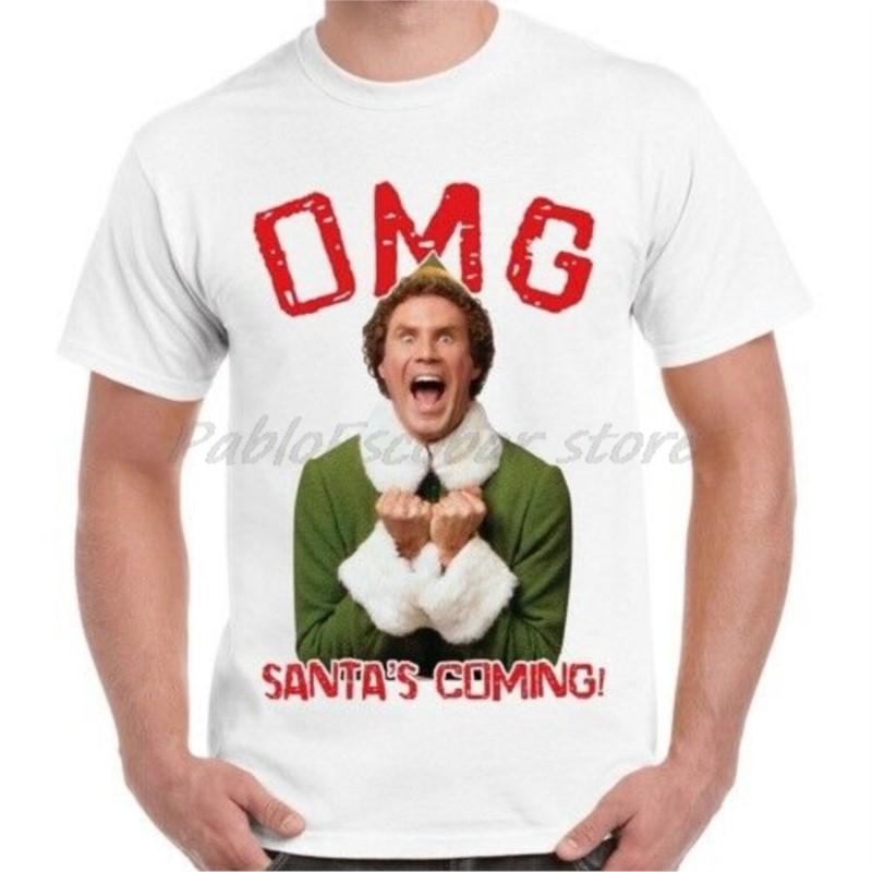 The Elf Christmas Santas Coming Will Ferrel I Know Him Gift Retro T Shirt men white tshirt summer teeshirt plus size 4XL 5XL S
The Elf Christmas Santas Coming Will Ferrel I Know Him Gift Retro T Shirt men white tshirt summer teeshirt plus size 4XL 5XL S