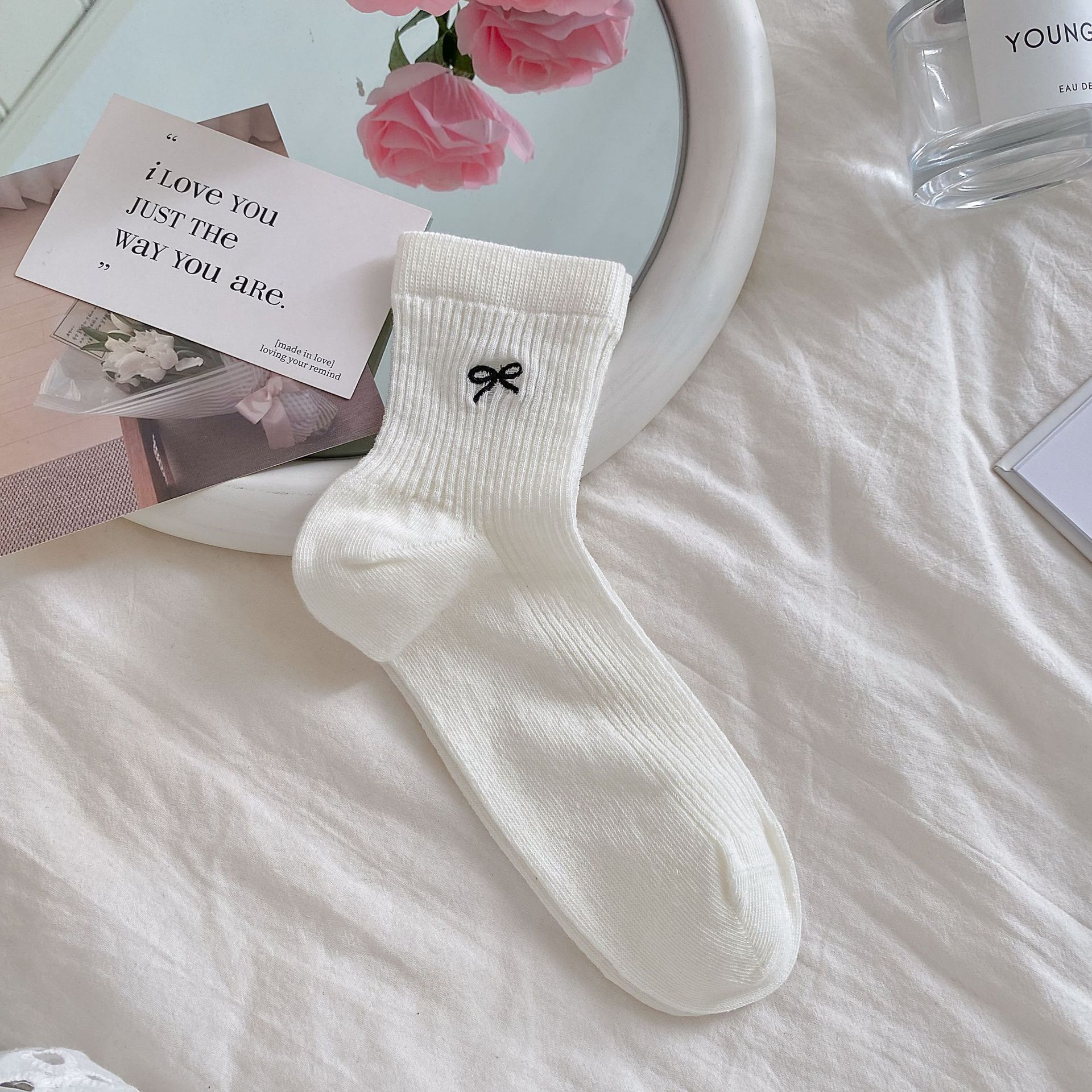Socks Small Short Summer Thin Boneless Mesh Embroidered Bow Cotton Socks Ballet Cream Socks one size fits all чистий білий колір
Socks Small Short Summer Thin Boneless Mesh Embroidered Bow Cotton Socks Ballet Cream Socks one size fits all чистий білий колір