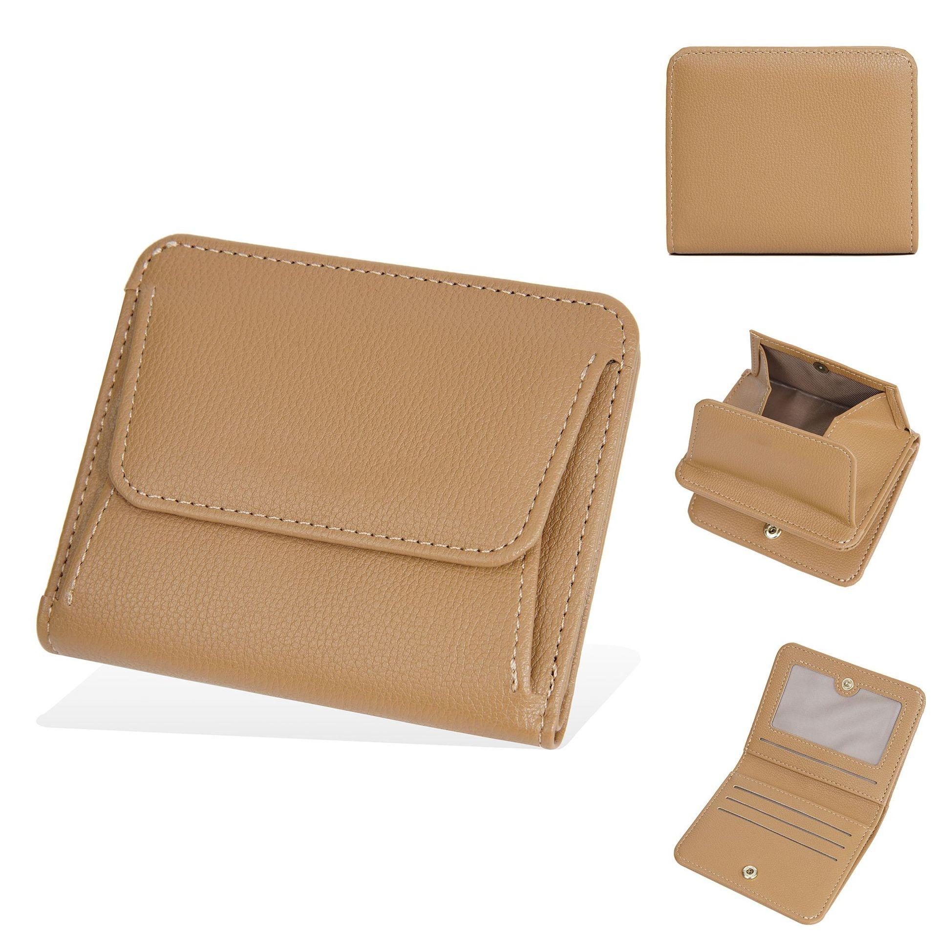 Simple Short Women Wallet Card Bag Photo Holder Female Zipper Coin Pocket Purse світло-коричневого кольору
Simple Short Women Wallet Card Bag Photo Holder Female Zipper Coin Pocket Purse світло-коричневого кольору