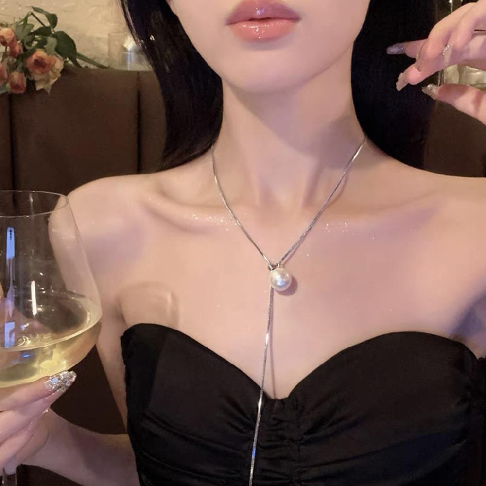 Elegant Spice Girl Necklace Zinc Zinc Alloy Sweater Snake Chain Korean Style Sweater Chain Necklace Girls
Elegant Spice Girl Necklace Zinc Zinc Alloy Sweater Snake Chain Korean Style Sweater Chain Necklace Girls