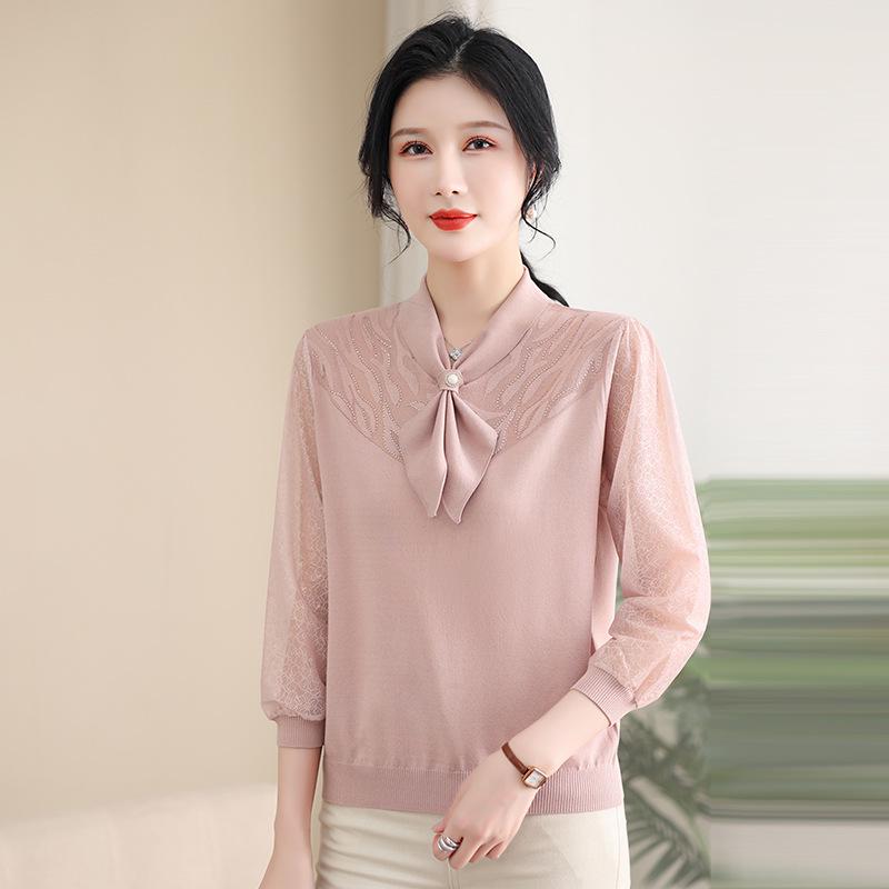Stylish Spring Knit Gauze Sleeve Top for Middle-Aged & Elderly Women 2XL (130-145 lbs) розовый
Stylish Spring Knit Gauze Sleeve Top for Middle-Aged & Elderly Women 2XL (130-145 lbs) розовый