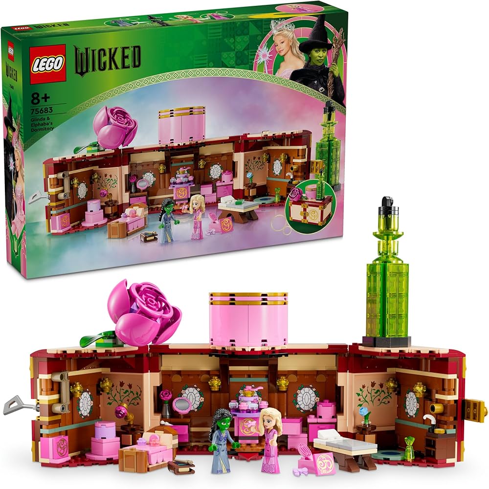 LEGO Wicked Glinda and Elphaba s Room Building Toy Set for Kids Age 8-10 with Blocks and Play Accessories
LEGO Wicked Glinda and Elphaba s Room Building Toy Set for Kids Age 8-10 with Blocks and Play Accessories