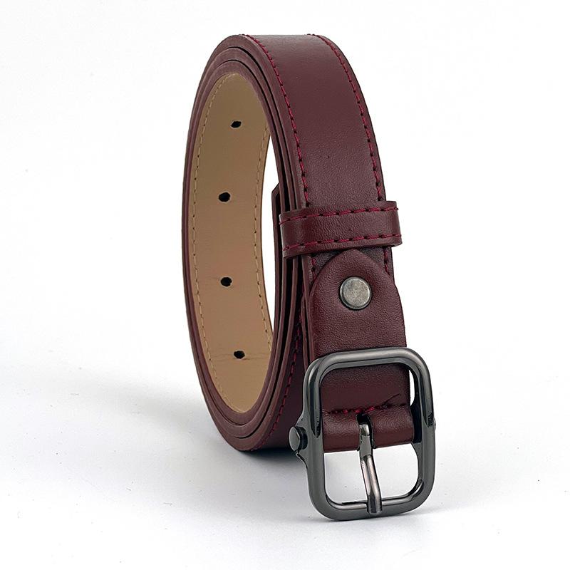 Ladies Square Buckle Belt Jeans Decor Waist Durable Simple Versatile All Season бордовий
Ladies Square Buckle Belt Jeans Decor Waist Durable Simple Versatile All Season бордовий