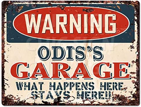 Warning ODISS Garage Tin Chic Sign Vintage Retro Rustic Metal Plate Store Home Man Cave Decor Funny Giftaluminum 20x30cm(7.8x11.8inch)
Warning ODISS Garage Tin Chic Sign Vintage Retro Rustic Metal Plate Store Home Man Cave Decor Funny Giftaluminum 20x30cm(7.8x11.8inch)