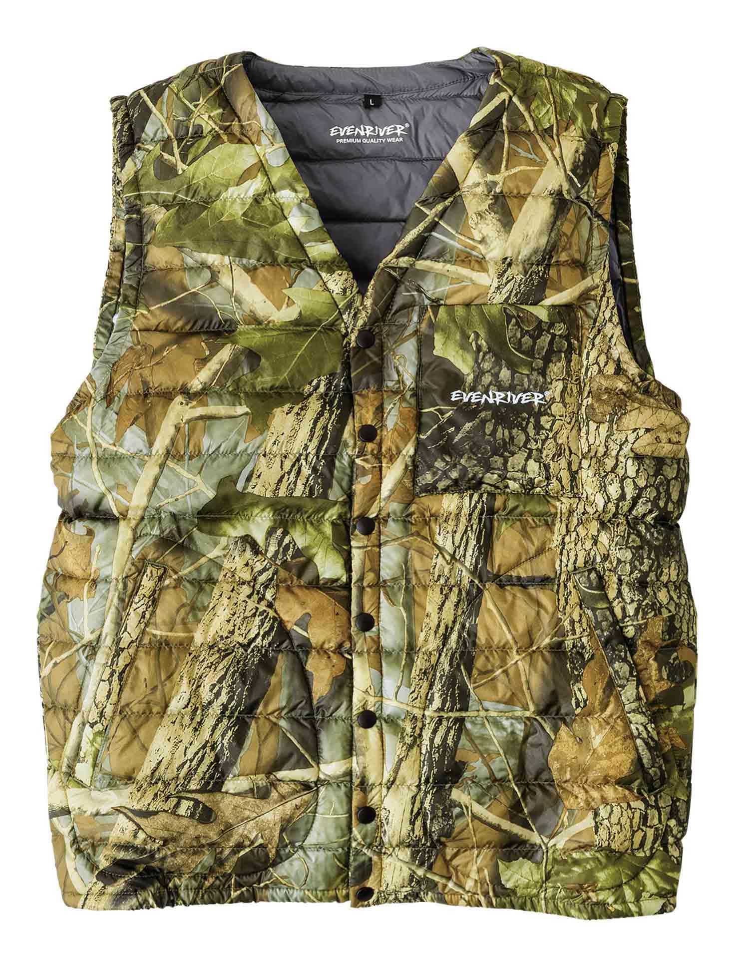 EVEN RIVER Fiber Down Vest, Autumn/Winter, Tree Camouflage, R125 35, 3L
EVEN RIVER Fiber Down Vest, Autumn/Winter, Tree Camouflage, R125 35, 3L