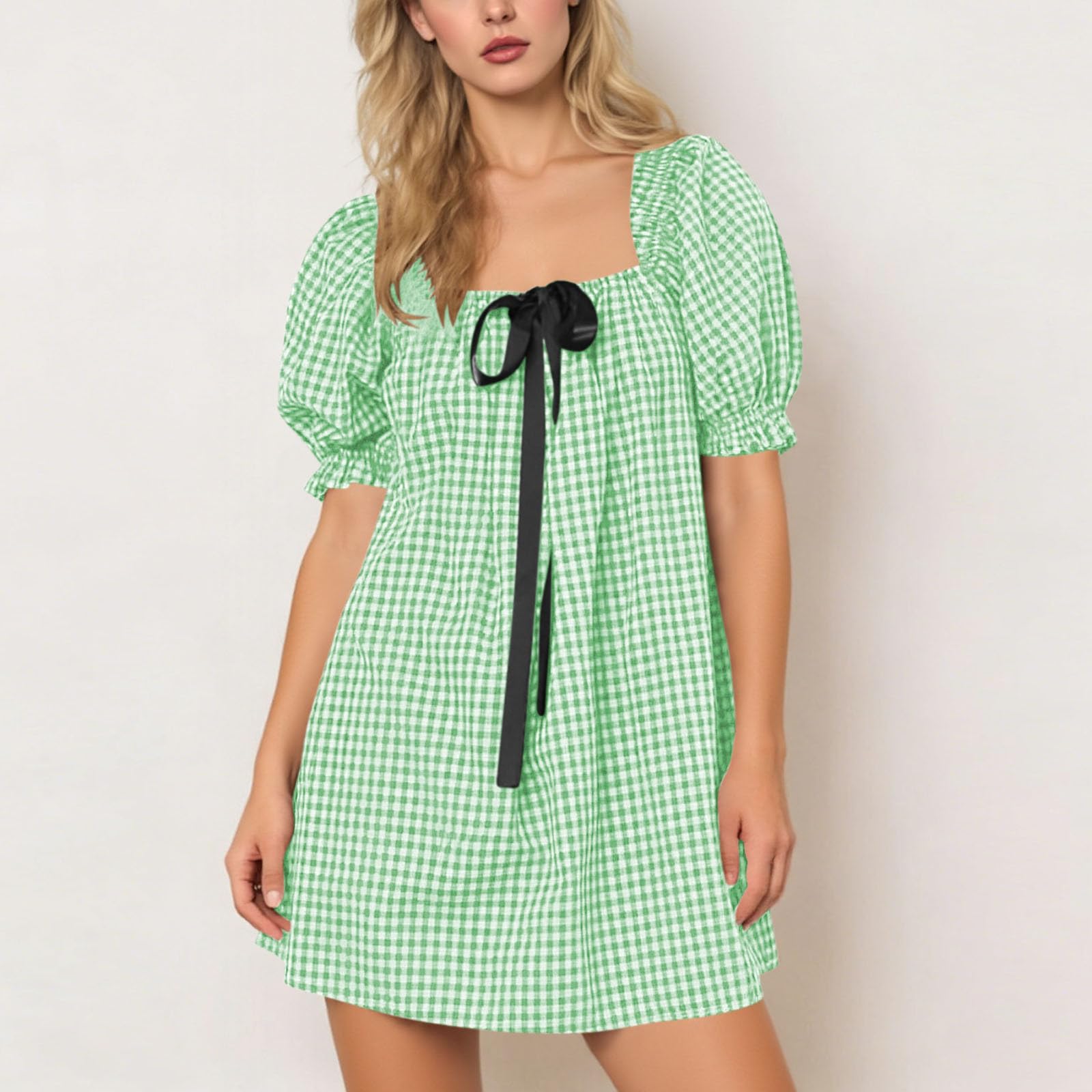 Summer Dresses for Women Uk Mini Dress with Puff Sleeves Square Neck Ladies Summer Dresses Uk Casual Style Womens Summer Dresses Uk M зелёный
Summer Dresses for Women Uk Mini Dress with Puff Sleeves Square Neck Ladies Summer Dresses Uk Casual Style Womens Summer Dresses Uk M зелёный