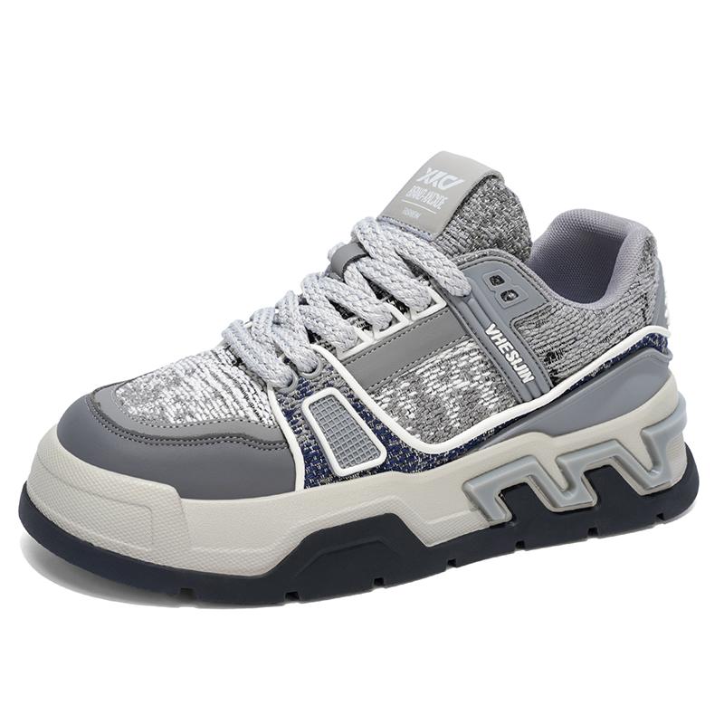 Mens Board Shoes 2026 New Flat Mesh Breathable Thick Soled Height Increasing Trendy Street Casual Sports Mens Sneakers 44 сірий
Mens Board Shoes 2026 New Flat Mesh Breathable Thick Soled Height Increasing Trendy Street Casual Sports Mens Sneakers 44 сірий