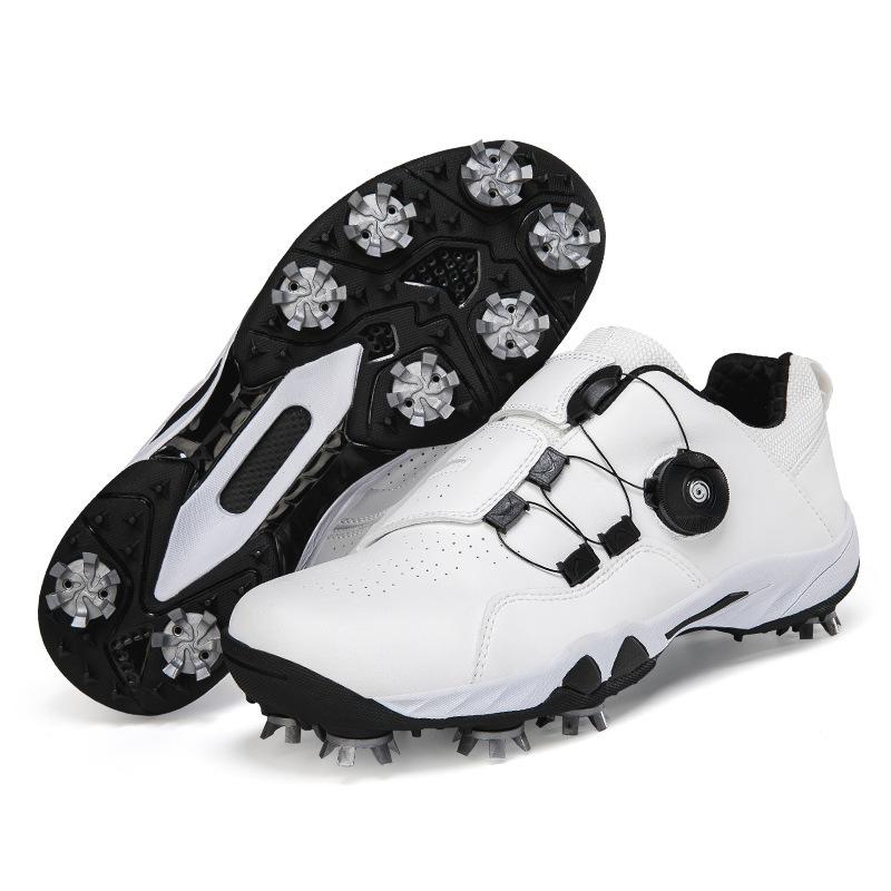 Spring new rotating button golf shoes non-slip removable sole shoes 46
Spring new rotating button golf shoes non-slip removable sole shoes 46