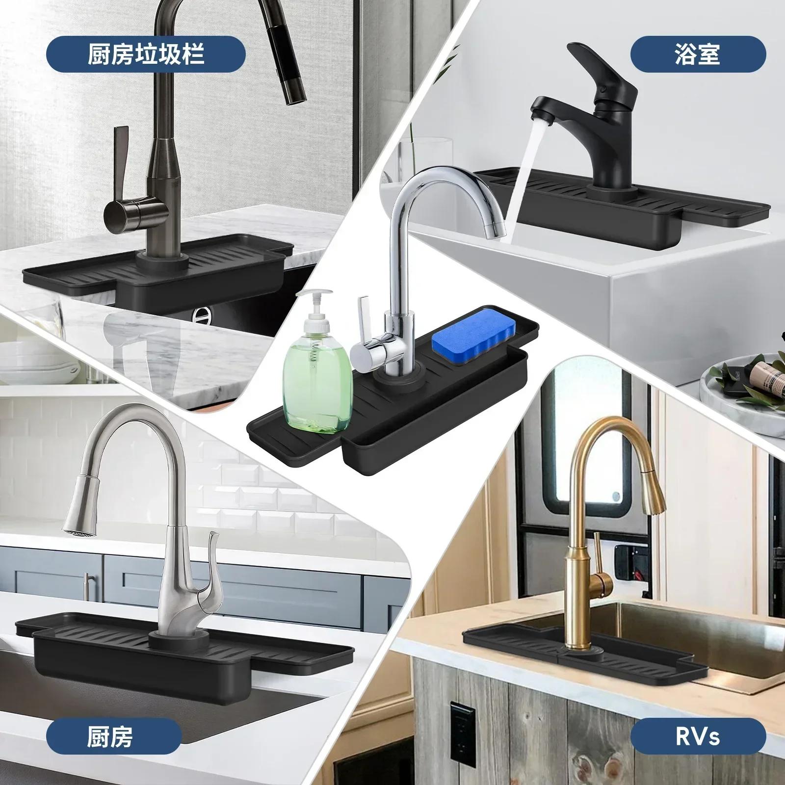 Sink Splash Guard Pad Faucet Water Catcher Drain Mat Kitchen Silicone Faucet Mat Bathroom Countertop Protector Drainage Storage чёрный
Sink Splash Guard Pad Faucet Water Catcher Drain Mat Kitchen Silicone Faucet Mat Bathroom Countertop Protector Drainage Storage чёрный
