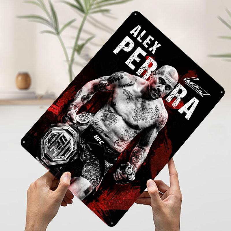 Alex Pereira Champion Portrait Printed Poster Customized Wall Art Retro Vintage Metal Tin Signs for Room Bedroom Decoration Home 20x30cm(7.8x11.8inch)
Alex Pereira Champion Portrait Printed Poster Customized Wall Art Retro Vintage Metal Tin Signs for Room Bedroom Decoration Home 20x30cm(7.8x11.8inch)