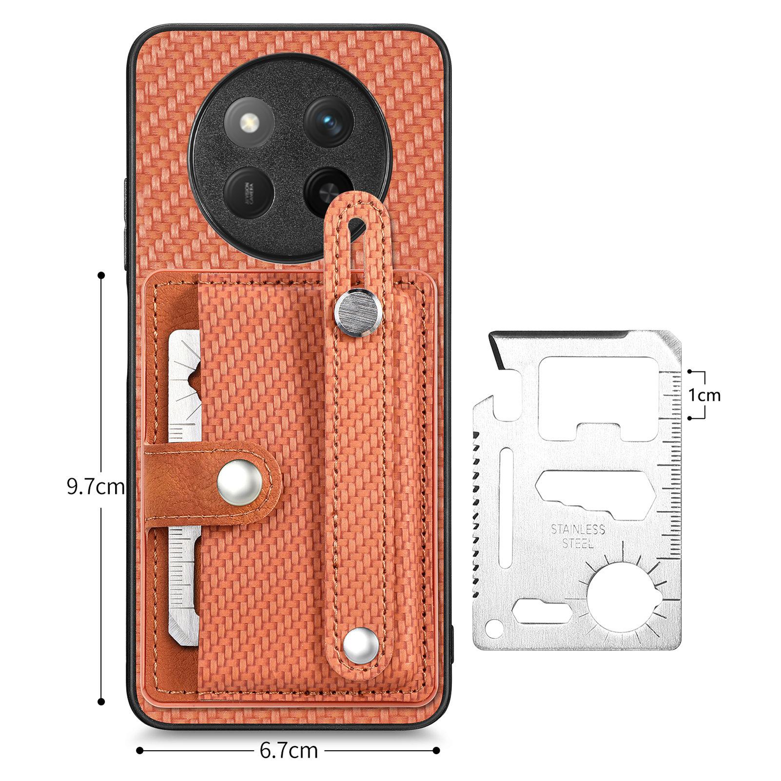 For Honor X60 Pro 5G Case Carbon Fiber Texture Leather Phone Back Cover with Card Holder Brown
For Honor X60 Pro 5G Case Carbon Fiber Texture Leather Phone Back Cover with Card Holder Brown