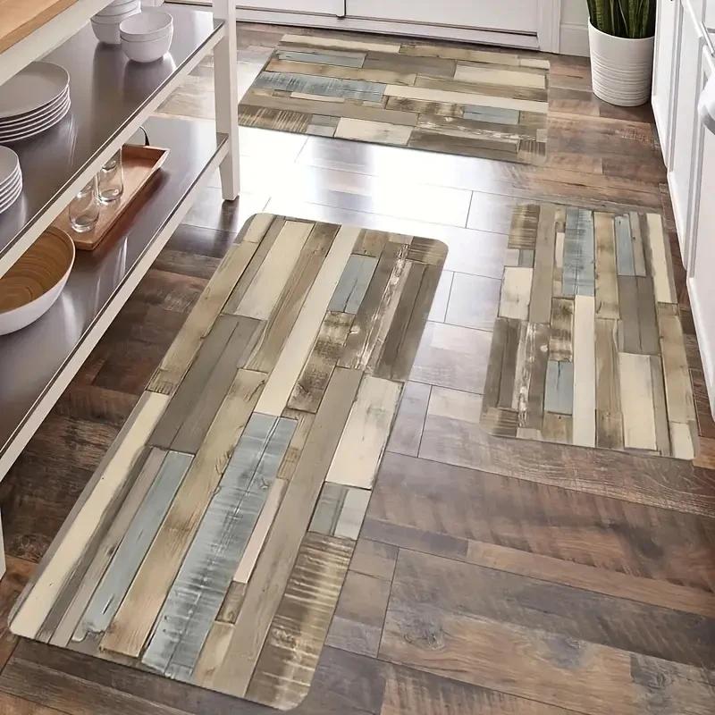 1 Piece Wood Pattern Kitchen Rug Non-slip Machine Washable Flannel Floor Mat Suitable for The Kitchen At The Entrance 50x80cm
1 Piece Wood Pattern Kitchen Rug Non-slip Machine Washable Flannel Floor Mat Suitable for The Kitchen At The Entrance 50x80cm