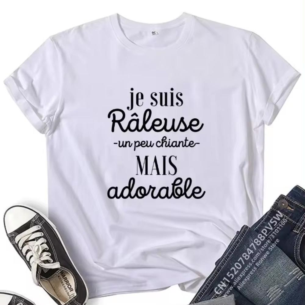 France Funny Letter Graphic Women T-shirt Girl Y2K Harajuku Black Pink Red New Tee Tops Female 90S Casual O Neck Clothes S
France Funny Letter Graphic Women T-shirt Girl Y2K Harajuku Black Pink Red New Tee Tops Female 90S Casual O Neck Clothes S