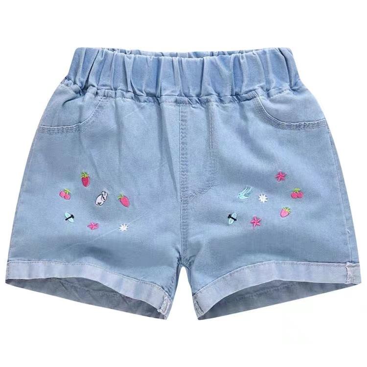 Girls Embroidered Denim Shorts Summer All-match 150cm
Girls Embroidered Denim Shorts Summer All-match 150cm