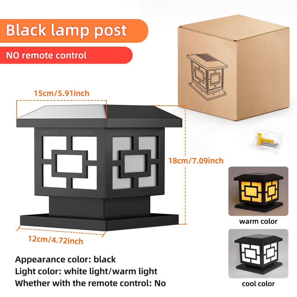 Уличные солнечные фонари Stigma Post Cap, водонепроницаемая светодиодная лампа в комплекте, ландшафтный светильник для газона, сада, патио, дорожки 1pc чёрный
Уличные солнечные фонари Stigma Post Cap, водонепроницаемая светодиодная лампа в комплекте, ландшафтный светильник для газона, сада, патио, дорожки 1pc чёрный