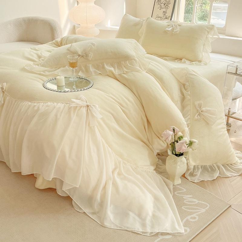 Зимний флис Утолщенный Комплект постельного белья Четыре предмета Французский Сказочный Розовый Принцесса Ветер Плюшевый Пододеяльник Коралловый Молочный Флис Простыни 2.0m bed
Зимний флис Утолщенный Комплект постельного белья Четыре предмета Французский Сказочный Розовый Принцесса Ветер Плюшевый Пододеяльник Коралловый Молочный Флис Простыни 2.0m bed