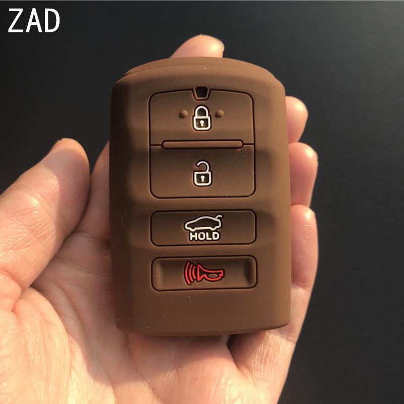 ZAD silicone rubber car key case cover shell skin holder protector for KIA Cadenza New K7 2013 2014 2015 2016 4 buttons key set коричневый
ZAD silicone rubber car key case cover shell skin holder protector for KIA Cadenza New K7 2013 2014 2015 2016 4 buttons key set коричневый