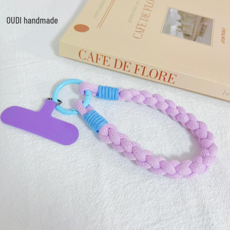 Handmade Braided Anti-Lost Wrist Lanyard for Phones, Detachable and Portable Wristband for Women
Handmade Braided Anti-Lost Wrist Lanyard for Phones, Detachable and Portable Wristband for Women