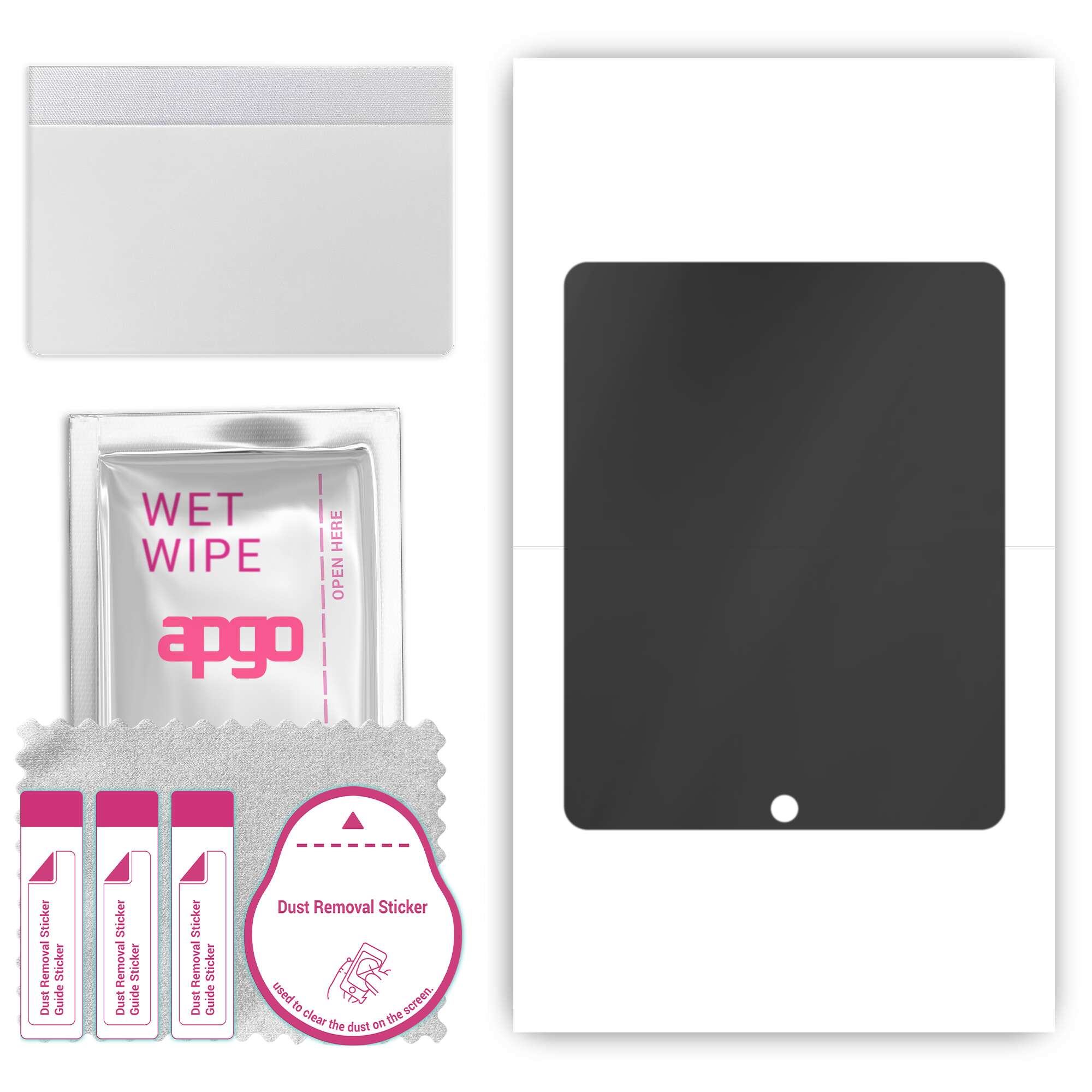 apgo Hydrogel Privacy Matte Screen Protector for Apple iPad Wi-Fi + 3G, Anti Spy, Hydrogel Film, Flexible, Soft TPU with positioning layer easy instal
apgo Hydrogel Privacy Matte Screen Protector for Apple iPad Wi-Fi + 3G, Anti Spy, Hydrogel Film, Flexible, Soft TPU with positioning layer easy instal