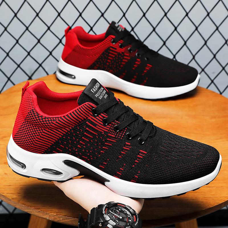 Men s shoes summer new fly-woven sports shoes comfortable wear-resistant air cushion shoes men s versatile running shoes lace-up casual shoes 44
Men s shoes summer new fly-woven sports shoes comfortable wear-resistant air cushion shoes men s versatile running shoes lace-up casual shoes 44