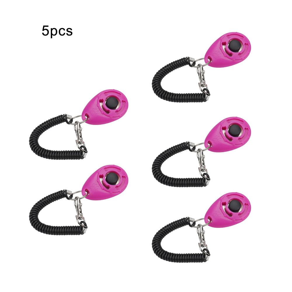 5pcs Pet Dog Clicker Tranining Tool Cat Training Train Wrist Strap Sound Key Chain Pet Supplies
5pcs Pet Dog Clicker Tranining Tool Cat Training Train Wrist Strap Sound Key Chain Pet Supplies