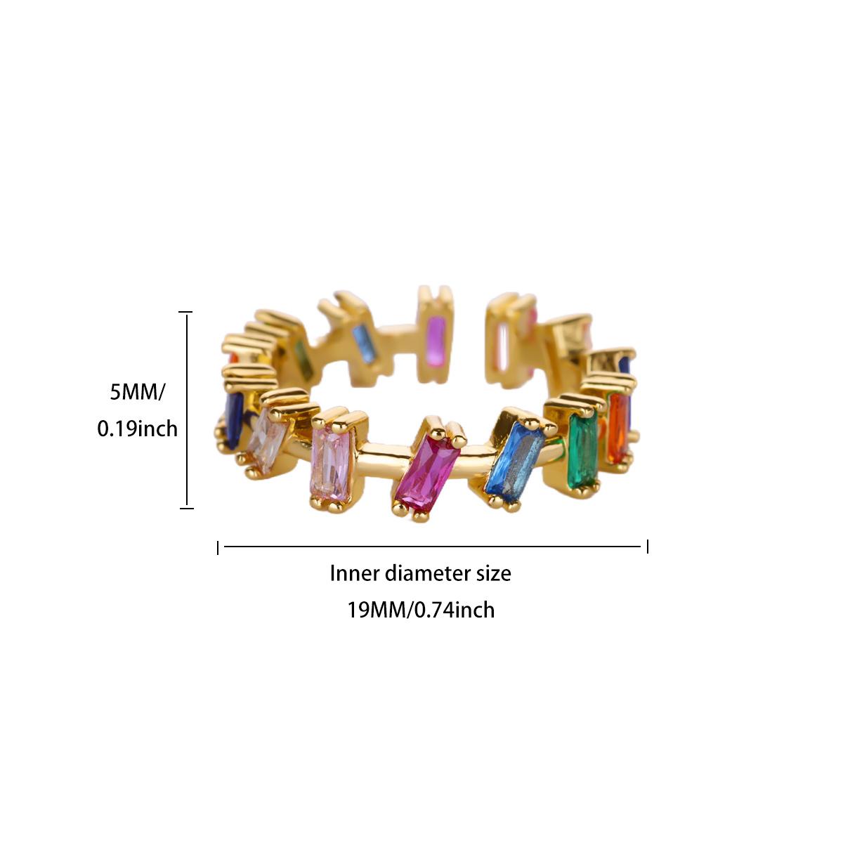 Luxury Rainbow Zircon Flower Heart Rings For Women Stainless Steel Gold Color Geometric Ring 2025 Fashion Wedding Couple Zircon
Luxury Rainbow Zircon Flower Heart Rings For Women Stainless Steel Gold Color Geometric Ring 2025 Fashion Wedding Couple Zircon