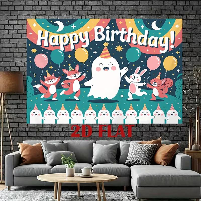 2D Spooky Ghost Birthday Backdrop Banner Colorful Balloon Animal Party Decoration 47.2x31.5inch/120*80cm
2D Spooky Ghost Birthday Backdrop Banner Colorful Balloon Animal Party Decoration 47.2x31.5inch/120*80cm