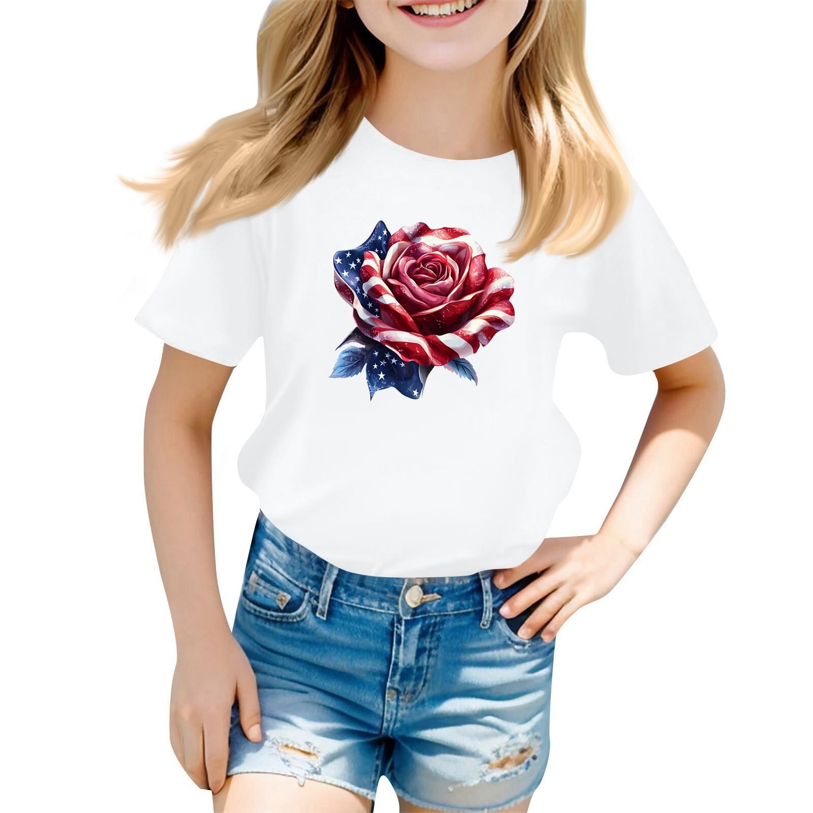Children s Printed Short Sleeved Round Neck Casual Comfortable Loose Lightweight Top 120 білий
Children s Printed Short Sleeved Round Neck Casual Comfortable Loose Lightweight Top 120 білий