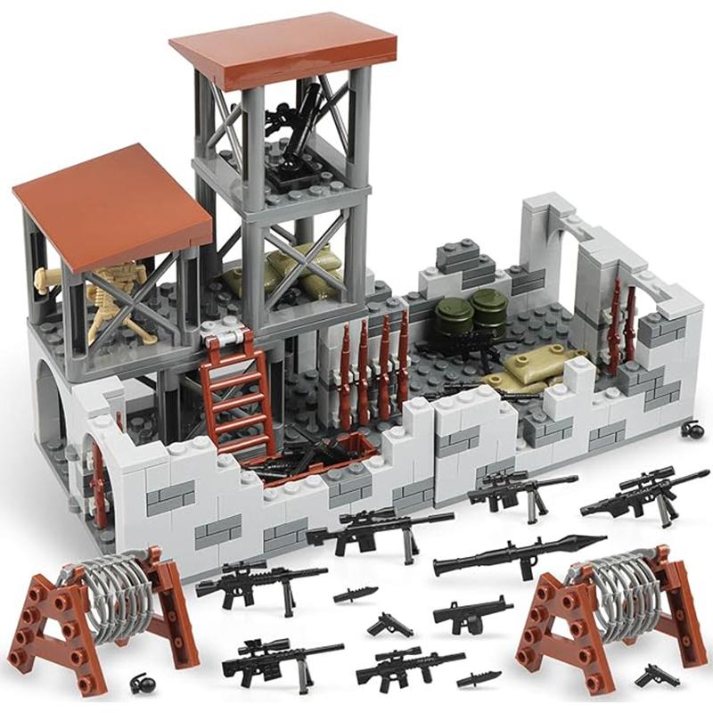 WW2 Army Military Base Model Building Kits Boys Toys Military Mini Army Supplies Guns Building Blocks Sets
WW2 Army Military Base Model Building Kits Boys Toys Military Mini Army Supplies Guns Building Blocks Sets