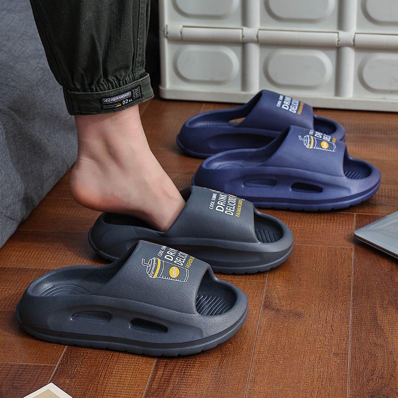 Men Summer Indoor-Outdoor Slippers Non-Slip Thick-Soled Ultra-Soft Bathroom Slides for Couples 40-45
Men Summer Indoor-Outdoor Slippers Non-Slip Thick-Soled Ultra-Soft Bathroom Slides for Couples 40-45