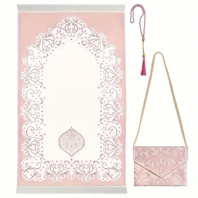 3pcs/set Muslim Prayer Mat Set Middle East Prayer Rug Prayer Beads Travel Worship Blanket Set Ramadan Gifts Islamic Sejadah
3pcs/set Muslim Prayer Mat Set Middle East Prayer Rug Prayer Beads Travel Worship Blanket Set Ramadan Gifts Islamic Sejadah