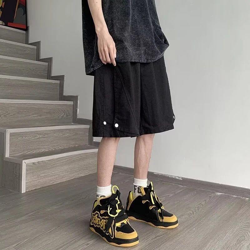 Summer Thin High-Street Utility Shorts for Men American Ins-Style Loose Wide-Leg Casual Trousers M абрикосовый
Summer Thin High-Street Utility Shorts for Men American Ins-Style Loose Wide-Leg Casual Trousers M абрикосовый