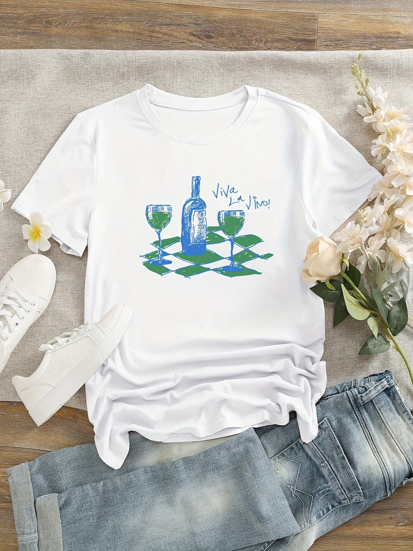 WomenS White WineThemed TShirt Vive La Vintage Graphic Harajuku Short Sleeve Casual Clothing Street Aesthetic Clothes 4XL
WomenS White WineThemed TShirt Vive La Vintage Graphic Harajuku Short Sleeve Casual Clothing Street Aesthetic Clothes 4XL