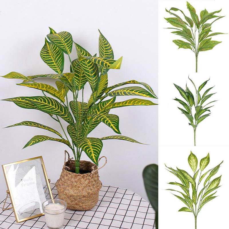 1PC Artificial Magnolia Plants Real Touch Plastic Leaves Home Decor 26 Leaves Large Zebra Leaf 70cm Tropical Tree
1PC Artificial Magnolia Plants Real Touch Plastic Leaves Home Decor 26 Leaves Large Zebra Leaf 70cm Tropical Tree