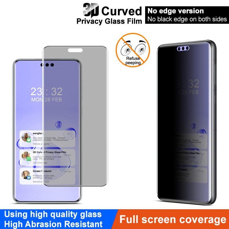 IMAK For Huawei Mate 60 Pro/Mate 60 Pro+ Screen Protector Privacy 3D Curved Shatterproof Film As Shown A
IMAK For Huawei Mate 60 Pro/Mate 60 Pro+ Screen Protector Privacy 3D Curved Shatterproof Film As Shown A