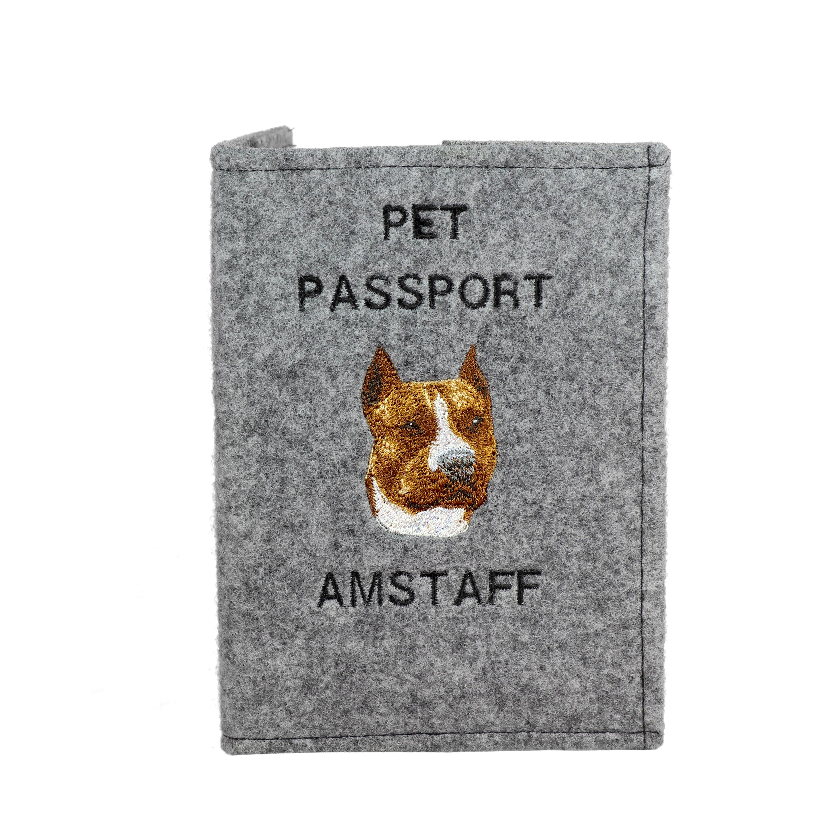 American Staffordshire Terrier, Amstaff - Dog passport case, document case, gift for the traveller from the Art-Dog brand сірий колір
American Staffordshire Terrier, Amstaff - Dog passport case, document case, gift for the traveller from the Art-Dog brand сірий колір