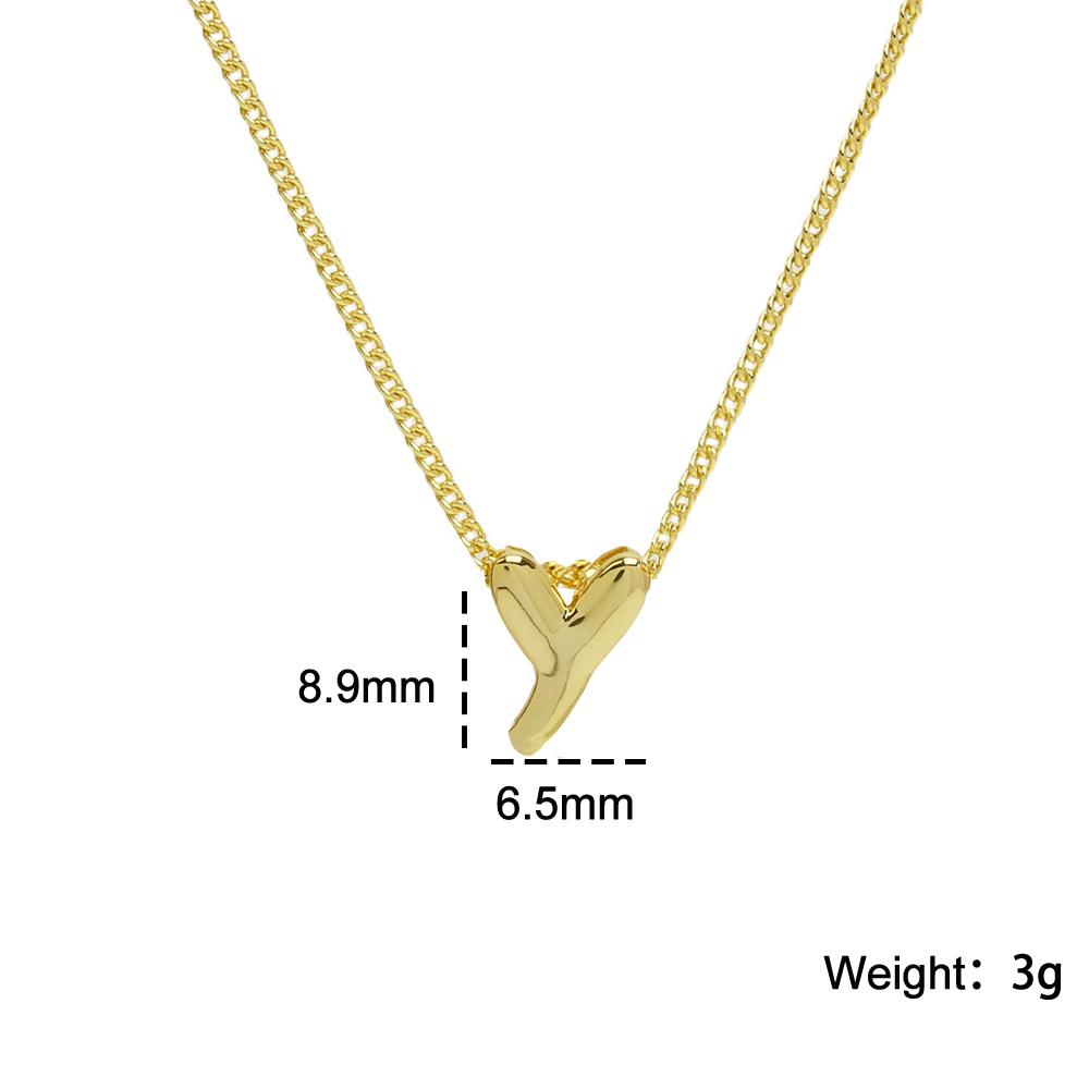 Mini Bubble Balloon Initial Letter Pendant Necklace Personalized Gold Plated Chunky Alphabet Necklace Charm Jewelry 2024 New
Mini Bubble Balloon Initial Letter Pendant Necklace Personalized Gold Plated Chunky Alphabet Necklace Charm Jewelry 2024 New