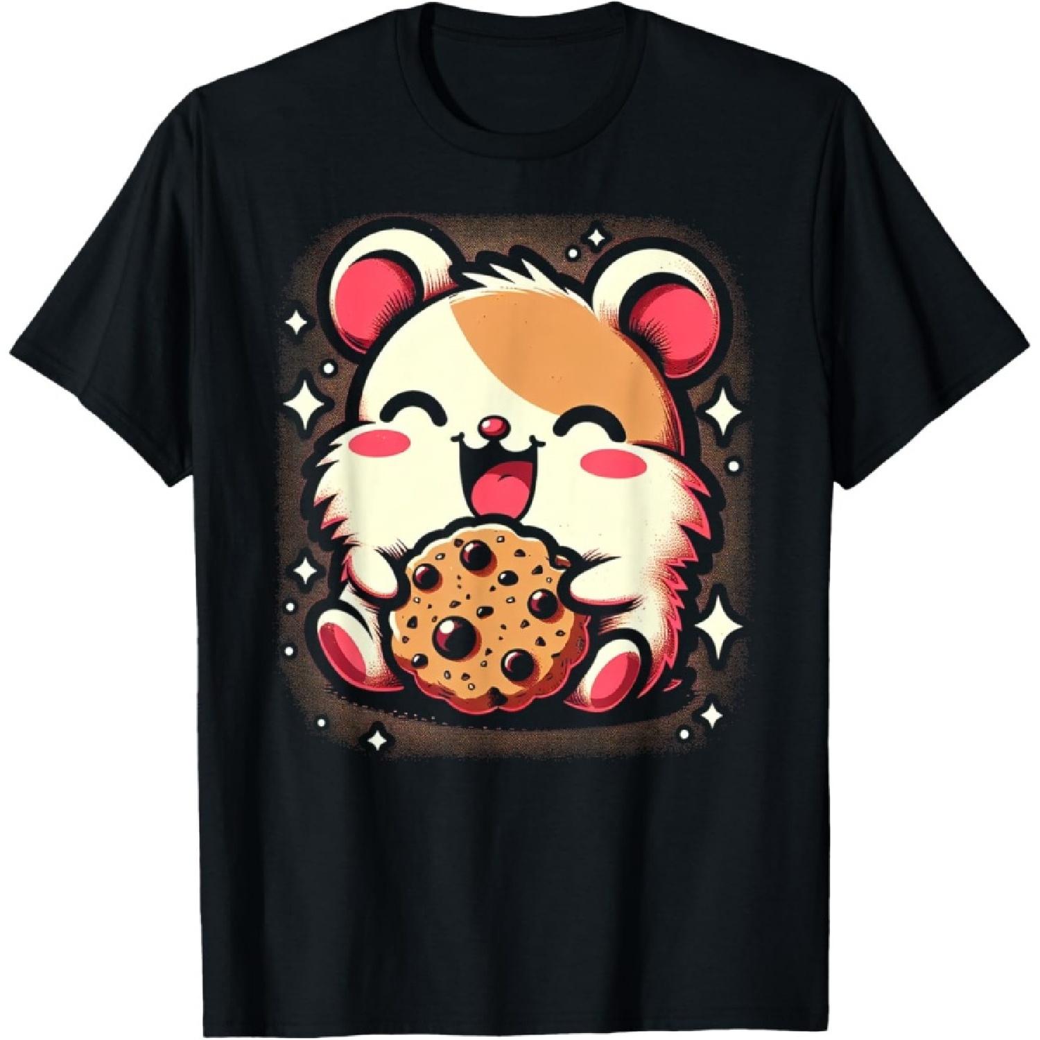 Choco-Loving Kawaii Hamster T-Shirt XXXXXL чорний
Choco-Loving Kawaii Hamster T-Shirt XXXXXL чорний