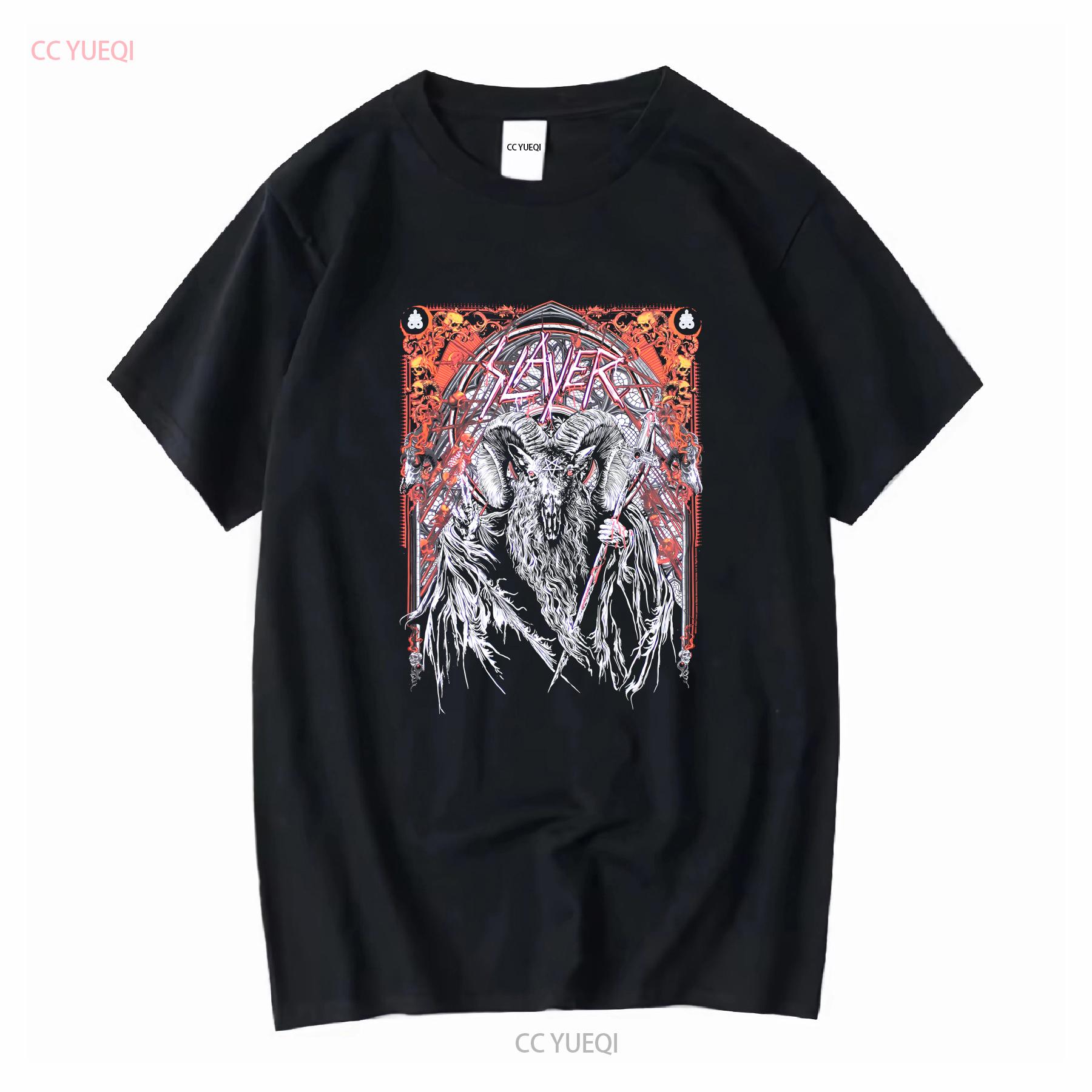 slayer baphomet final world tour dates 2019 T Shirt vintage Washed fashion Stretched homme Breathable Stylish Slightly 4XL
slayer baphomet final world tour dates 2019 T Shirt vintage Washed fashion Stretched homme Breathable Stylish Slightly 4XL