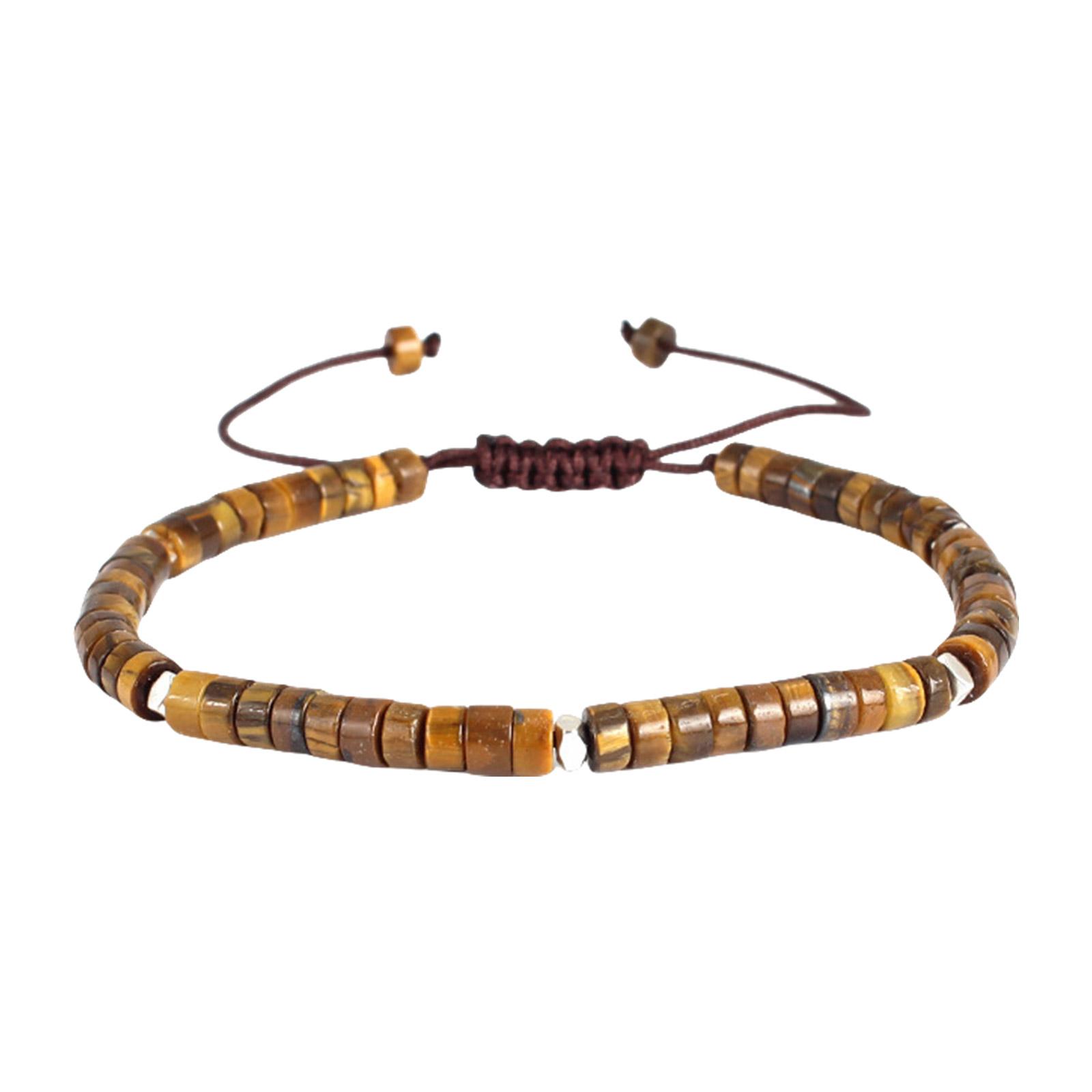 Регулируемый браслет из бусин, натуральный камень, браслет-веревка, браслет унисекс, текстура камня, подходит для мужчин и женщин
Регулируемый браслет из бусин, натуральный камень, браслет-веревка, браслет унисекс, текстура камня, подходит для мужчин и женщин