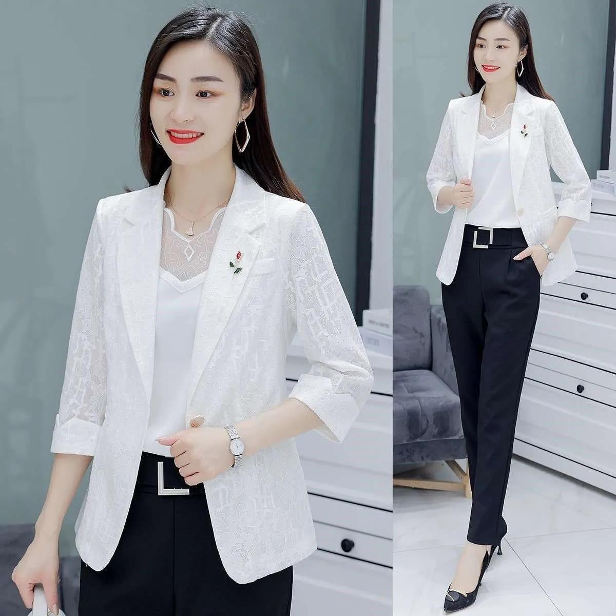 Korean Style Patchwork Lace Blazer - Slim Fit, Professional Spring/Summer 2025 Fashion XXXL чорний
Korean Style Patchwork Lace Blazer - Slim Fit, Professional Spring/Summer 2025 Fashion XXXL чорний