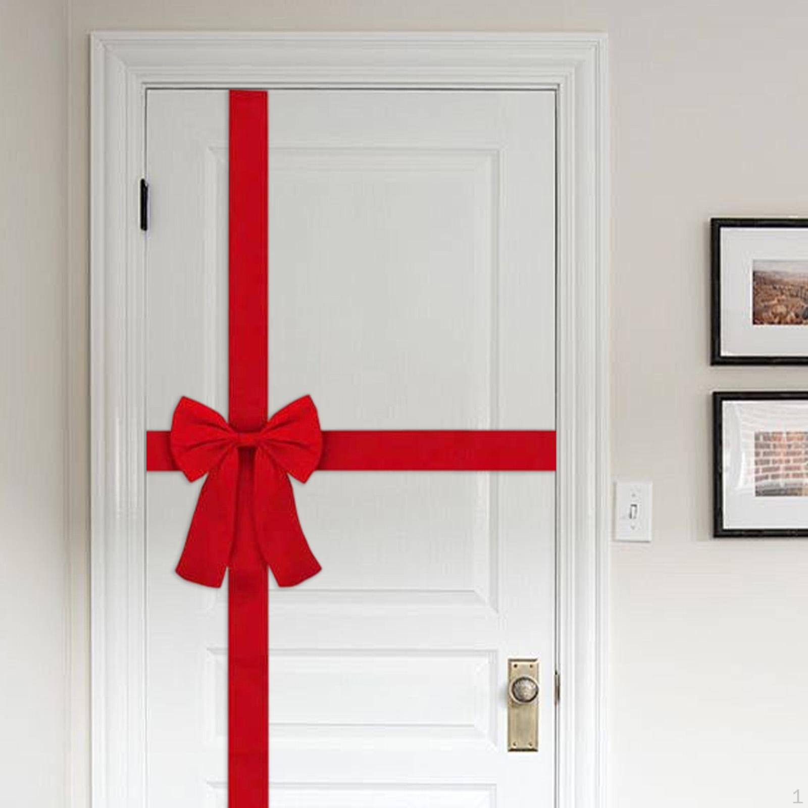 Cabinet Door Ribbon Bow Xmas Tree Red Ornament Decorative Festival Wrapping Decorations Front
Cabinet Door Ribbon Bow Xmas Tree Red Ornament Decorative Festival Wrapping Decorations Front